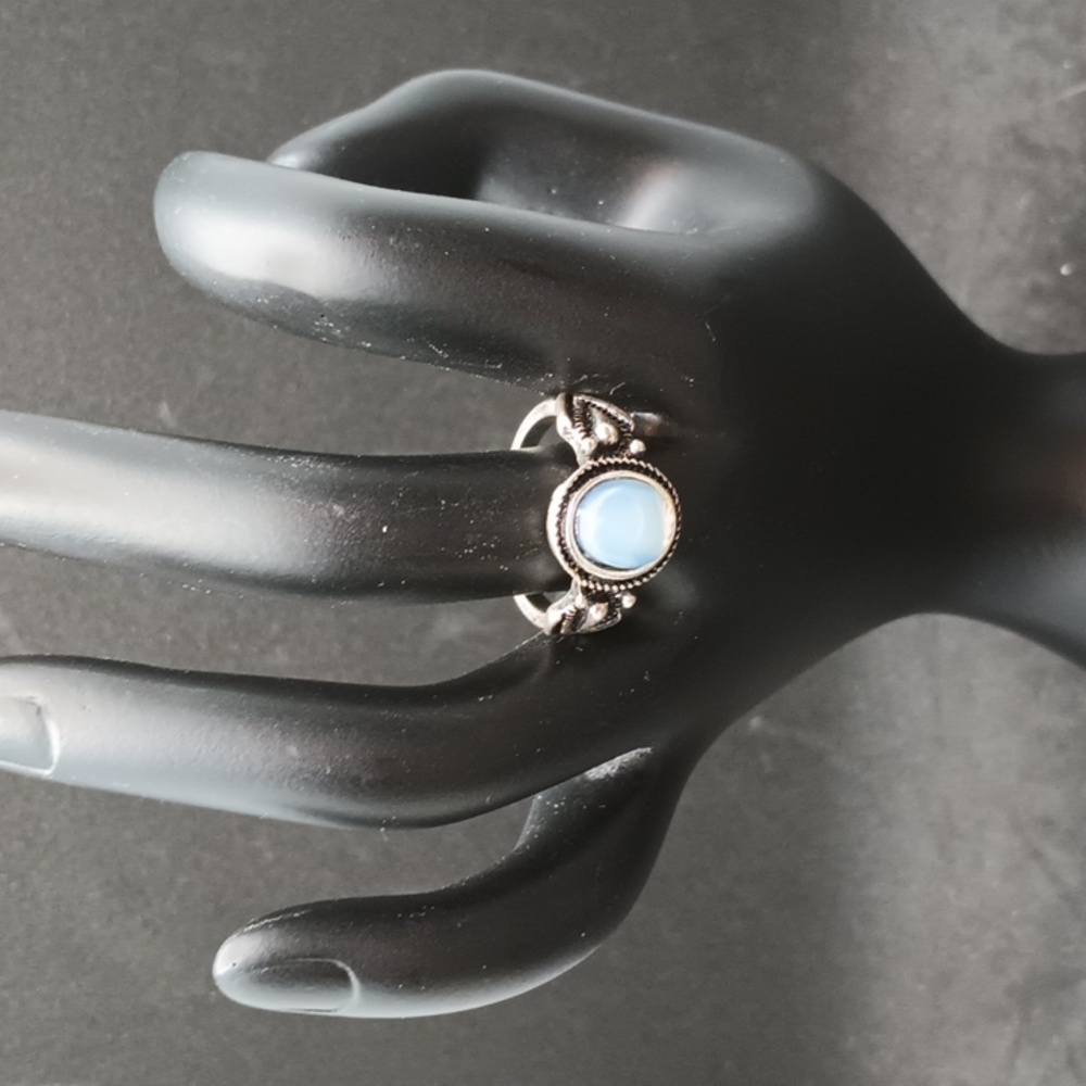 Size 8.5 faux opal ring